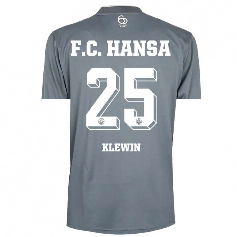 Danxen Mulher Philipp Klewin #25 Cinza Claro Branco Camisola Guarda-Redes 2025/26 Camisa Brasil