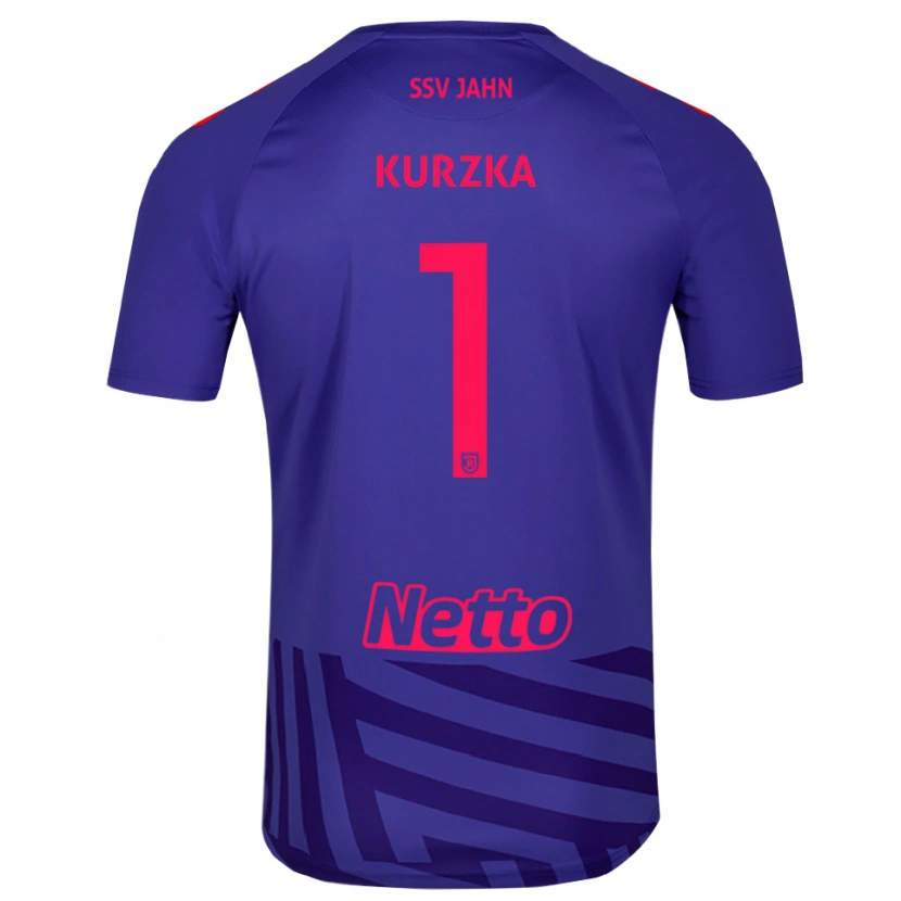 Danxen Mulher Timo Kurzka #1 Azul Real Vermelho Camisola Guarda-Redes 2025/26 Camisa Brasil