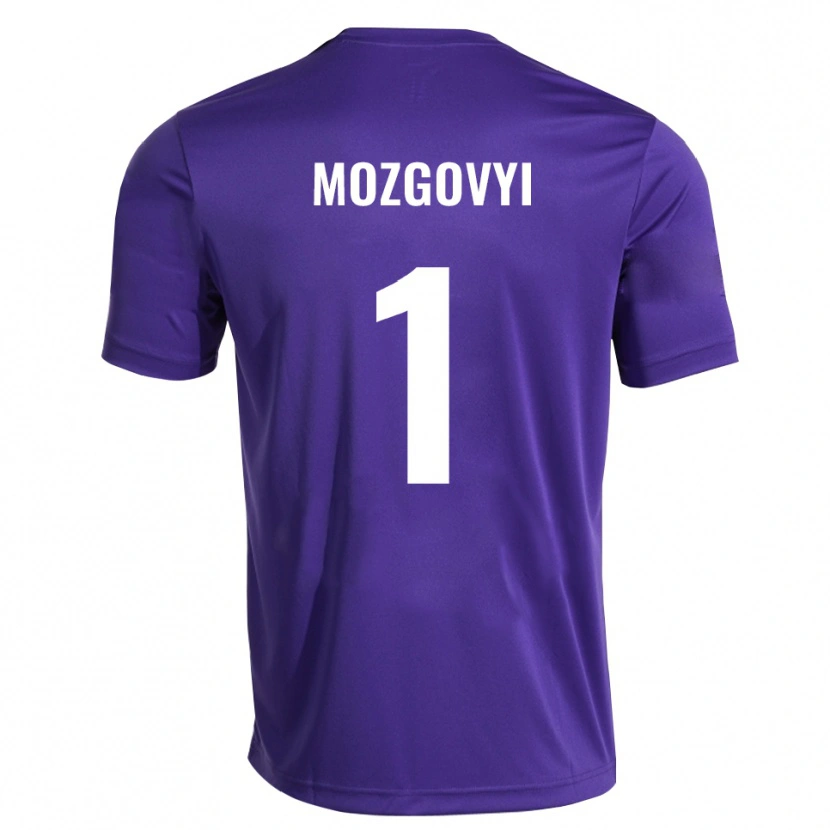 Danxen Mulher Arseniy Mozgovyi #1 Roxo Branco Camisola Guarda-Redes 2025/26 Camisa Brasil