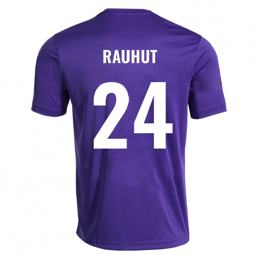 Danxen Mulher Kevin Rauhut #24 Roxo Branco Camisola Guarda-Redes 2025/26 Camisa Brasil