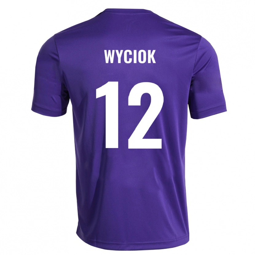 Danxen Mulher David Wyciok #12 Roxo Branco Camisola Guarda-Redes 2025/26 Camisa Brasil