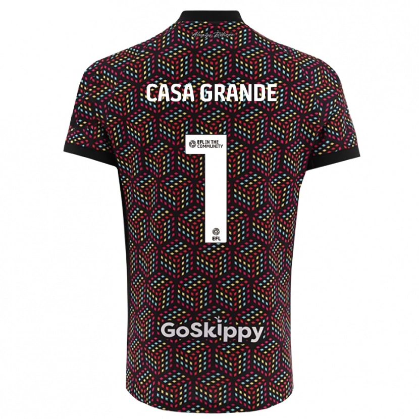 Danxen Mulher Josey Casa-Grande #1 Preto Branco Camisola Guarda-Redes 2025/26 Camisa Brasil