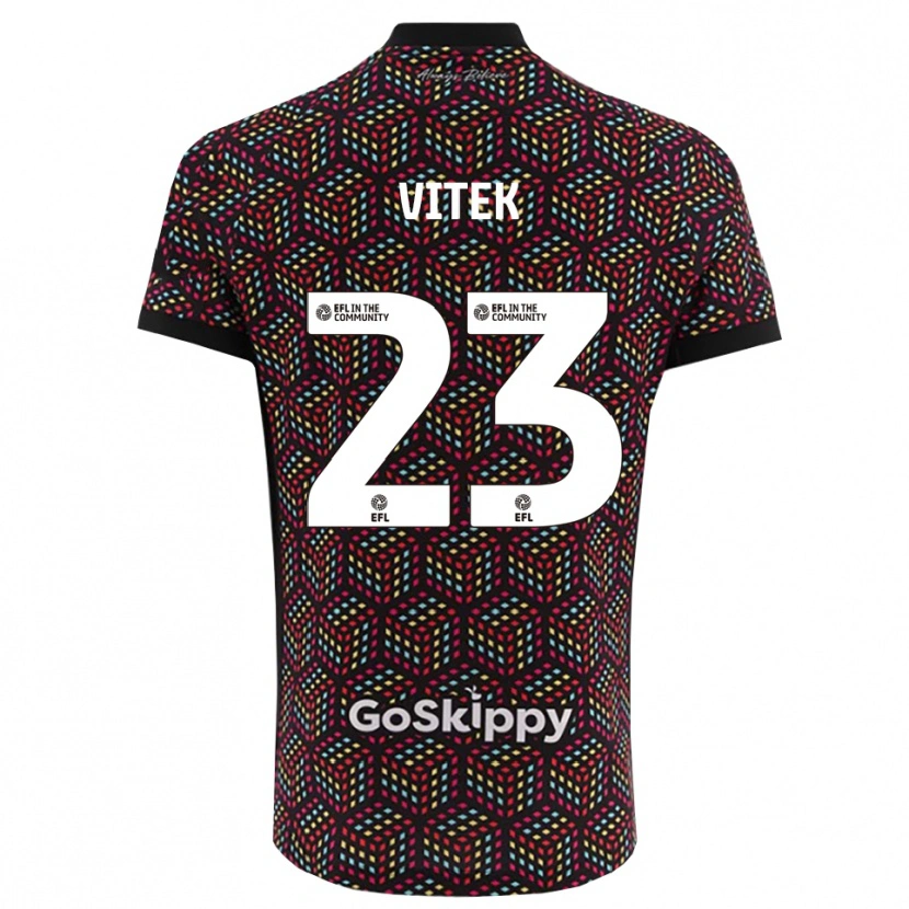 Danxen Mulher Radek Vítek #23 Preto Branco Camisola Guarda-Redes 2025/26 Camisa Brasil