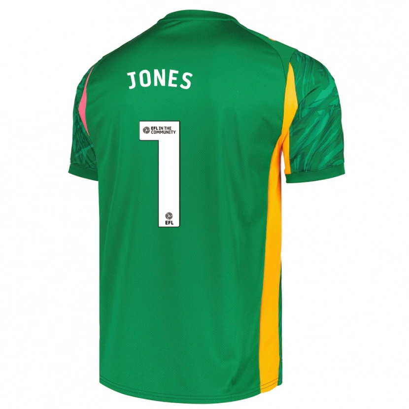 Danxen Mulher Lucy Jones #1 Verde Rosa Camisola Guarda-Redes 2025/26 Camisa Brasil
