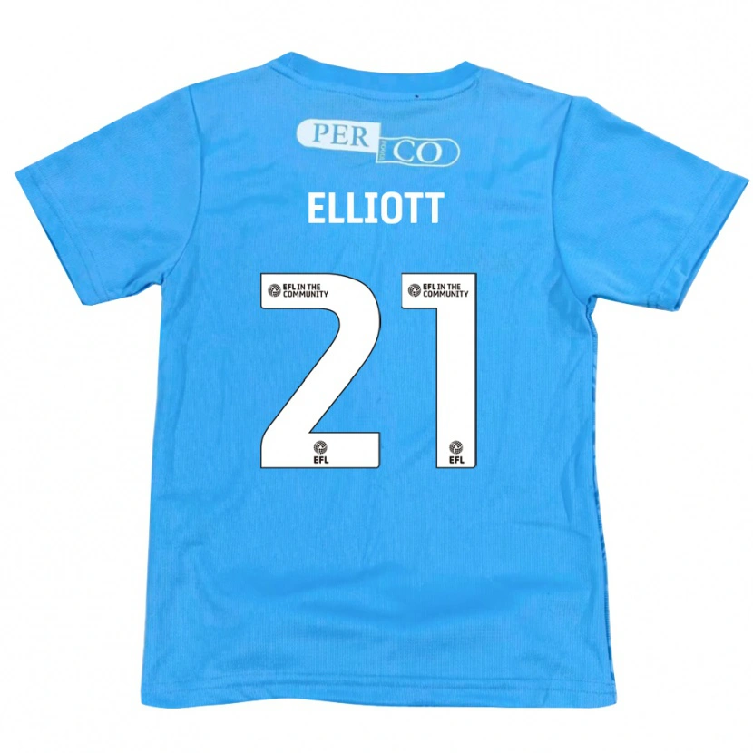 Danxen Mulher Felix Elliott #21 Azul Branco Camisola Guarda-Redes 2025/26 Camisa Brasil