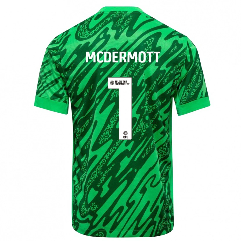 Danxen Mulher Conal McDermott #1 Verde Floresta Camisola Guarda-Redes 2025/26 Camisa Brasil