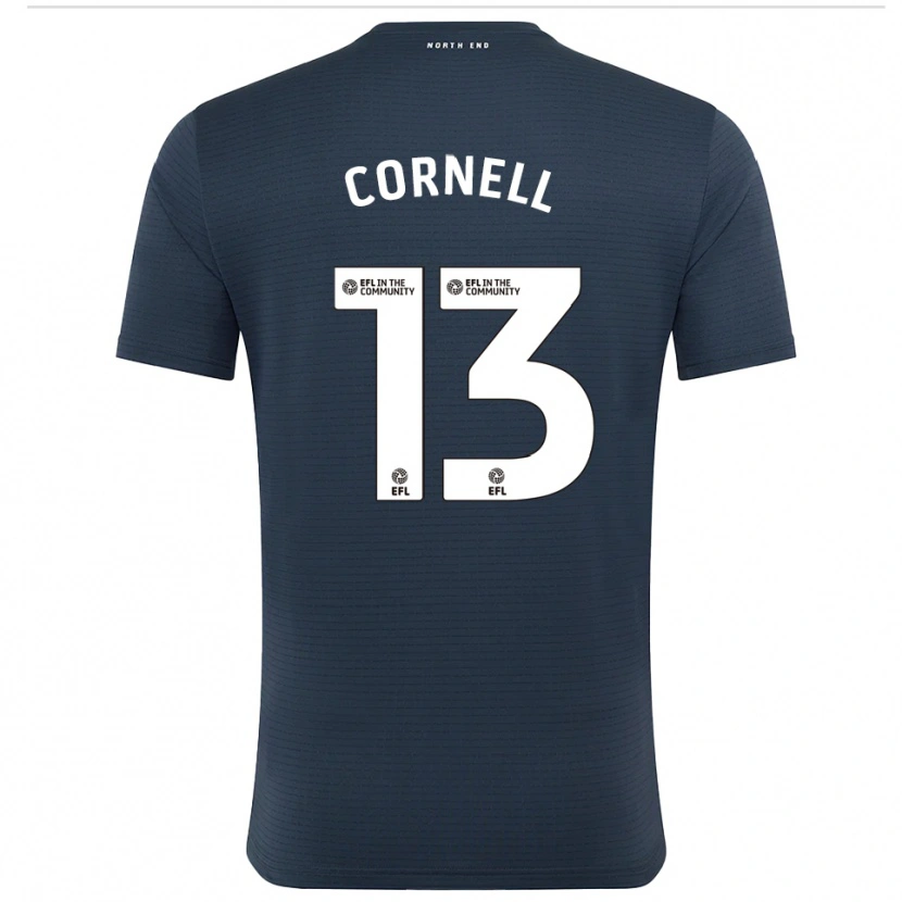 Danxen Mulher David Cornell #13 Preto Branco Camisola Guarda-Redes 2025/26 Camisa Brasil