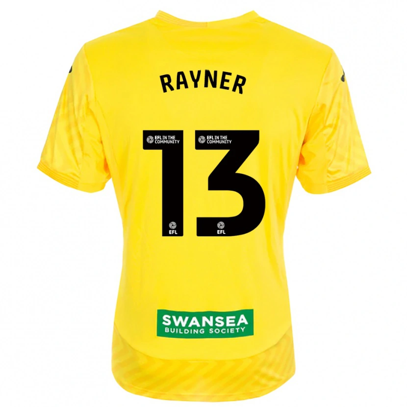 Danxen Mulher Opal Rayner #13 Amarelo Preto Camisola Guarda-Redes 2025/26 Camisa Brasil
