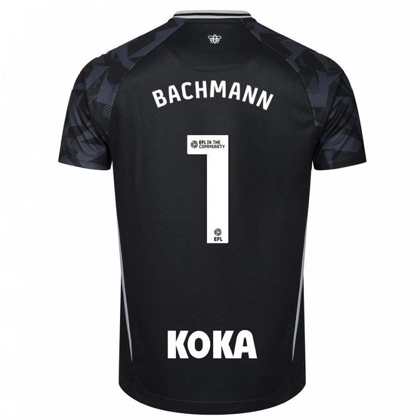 Danxen Mulher Daniel Bachmann #1 Azul Preto Camisola Guarda-Redes 2025/26 Camisa Brasil