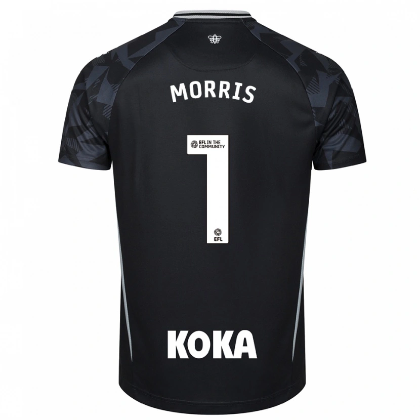 Danxen Mulher Sam Morris #1 Azul Preto Camisola Guarda-Redes 2025/26 Camisa Brasil