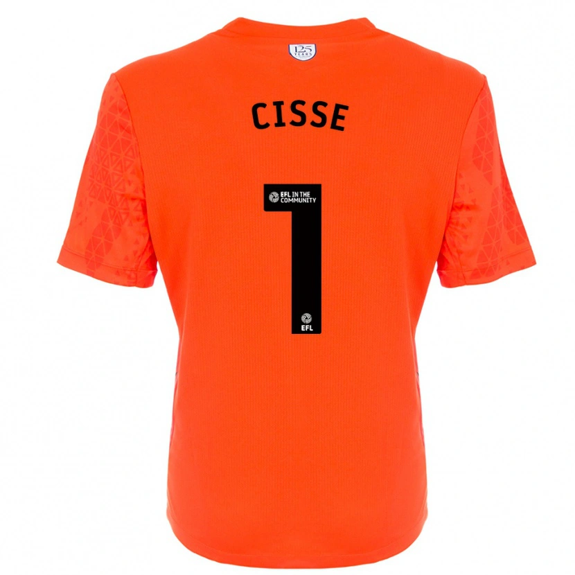 Danxen Mulher Ben Cisse #1 Preto Laranja Camisola Guarda-Redes 2025/26 Camisa Brasil