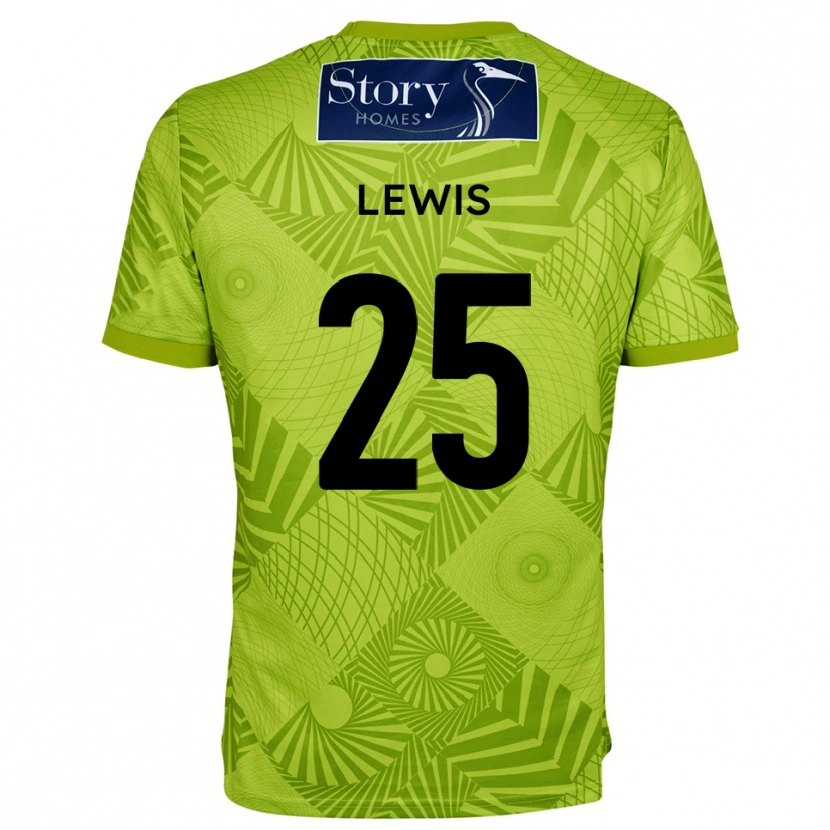 Danxen Mulher Harry Lewis #25 Verde Amarelo Camisola Guarda-Redes 2025/26 Camisa Brasil