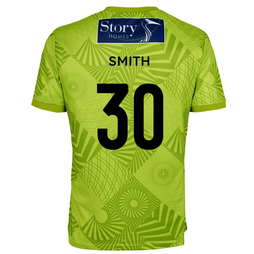 Danxen Mulher Jude Smith #30 Verde Amarelo Camisola Guarda-Redes 2025/26 Camisa Brasil