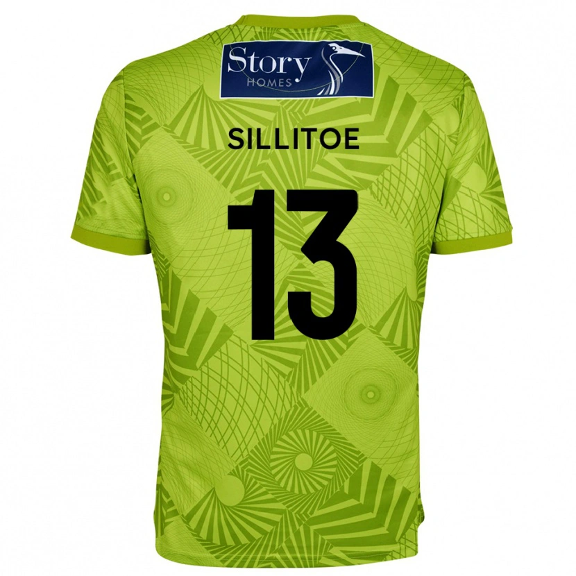 Danxen Mulher Casey Sillitoe #13 Verde Amarelo Camisola Guarda-Redes 2025/26 Camisa Brasil