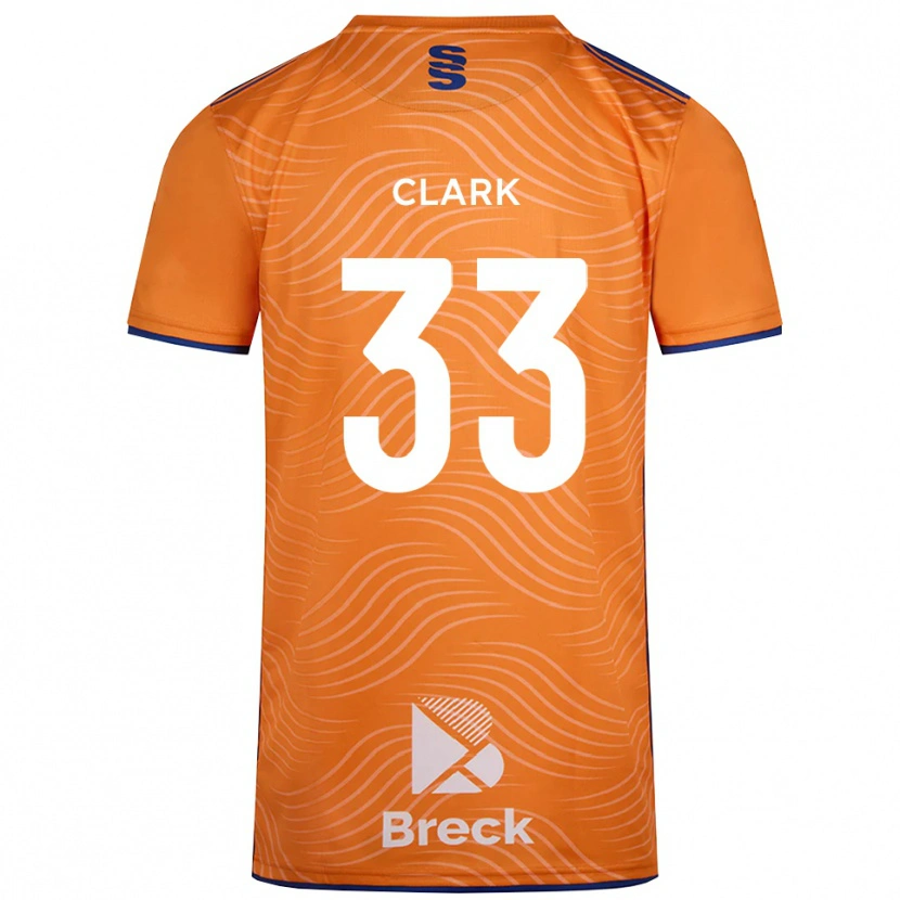 Danxen Mulher Charlie Clark #33 Preto Laranja Camisola Guarda-Redes 2025/26 Camisa Brasil