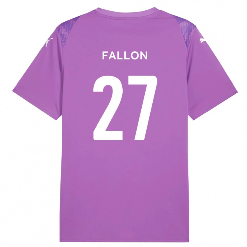 Danxen Mulher Louie Fallon #27 Orquídea Médio Camisola Guarda-Redes 2025/26 Camisa Brasil