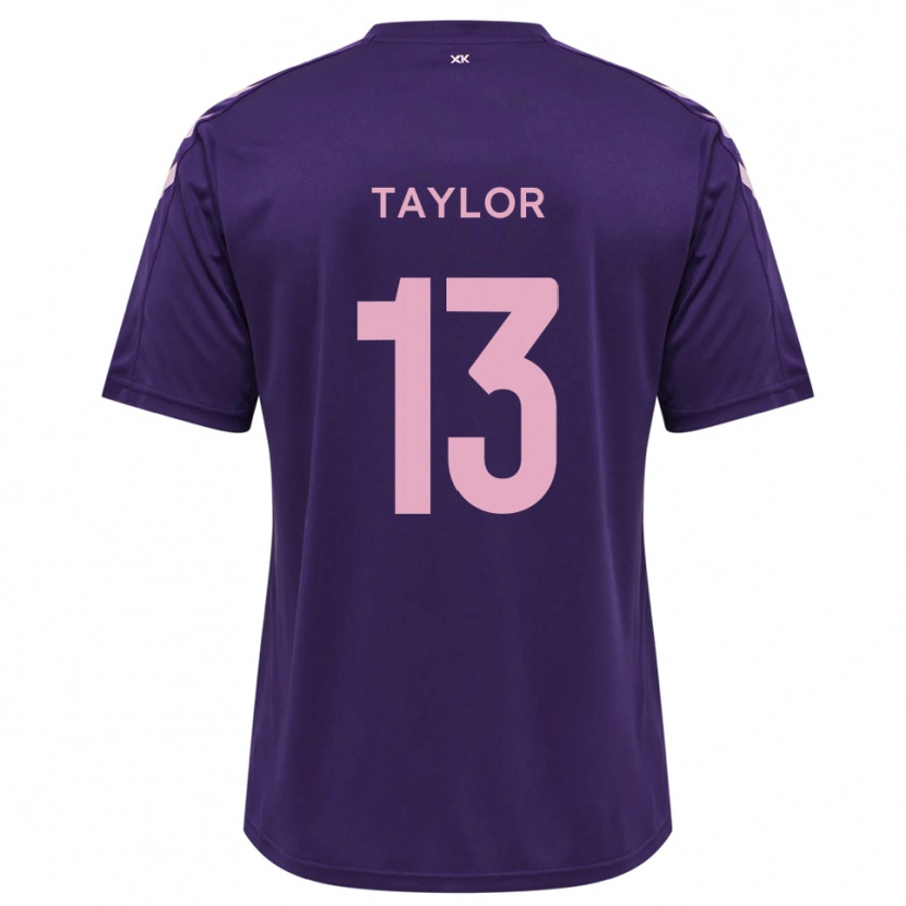 Danxen Mulher Sam Taylor #13 Rosa Roxo Camisola Guarda-Redes 2025/26 Camisa Brasil