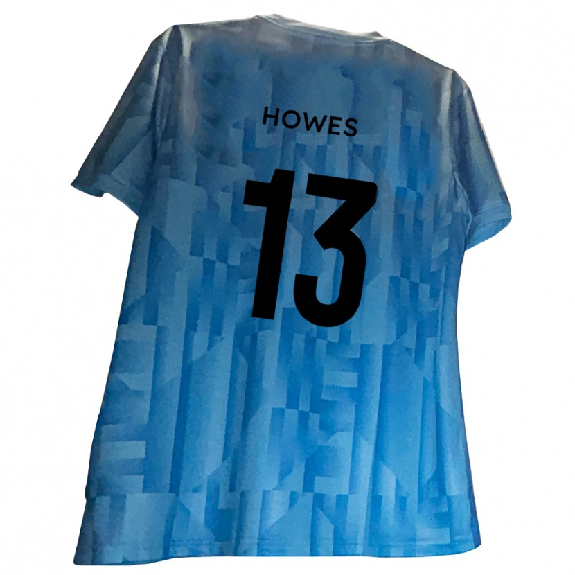Danxen Mulher Sam Howes #13 Azul Branco Camisola Guarda-Redes 2025/26 Camisa Brasil