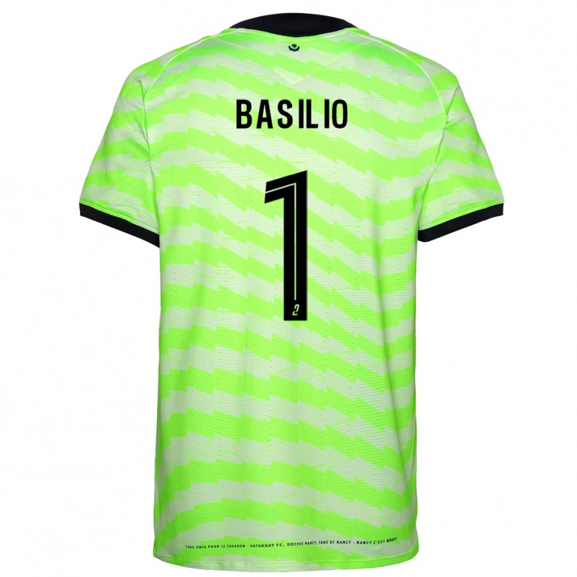 Danxen Mulher Enzo Basilio #1 Verde Neon Camisola Guarda-Redes 2025/26 Camisa Brasil