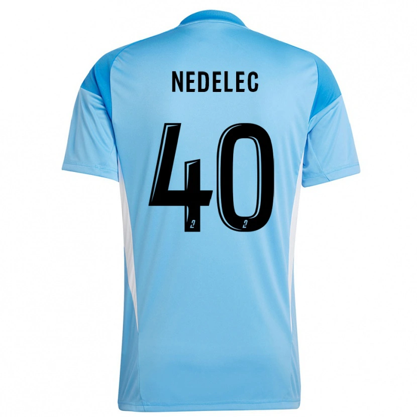Danxen Mulher Aymerick Nedelec #40 Branco Azul Céu Camisola Guarda-Redes 2025/26 Camisa Brasil