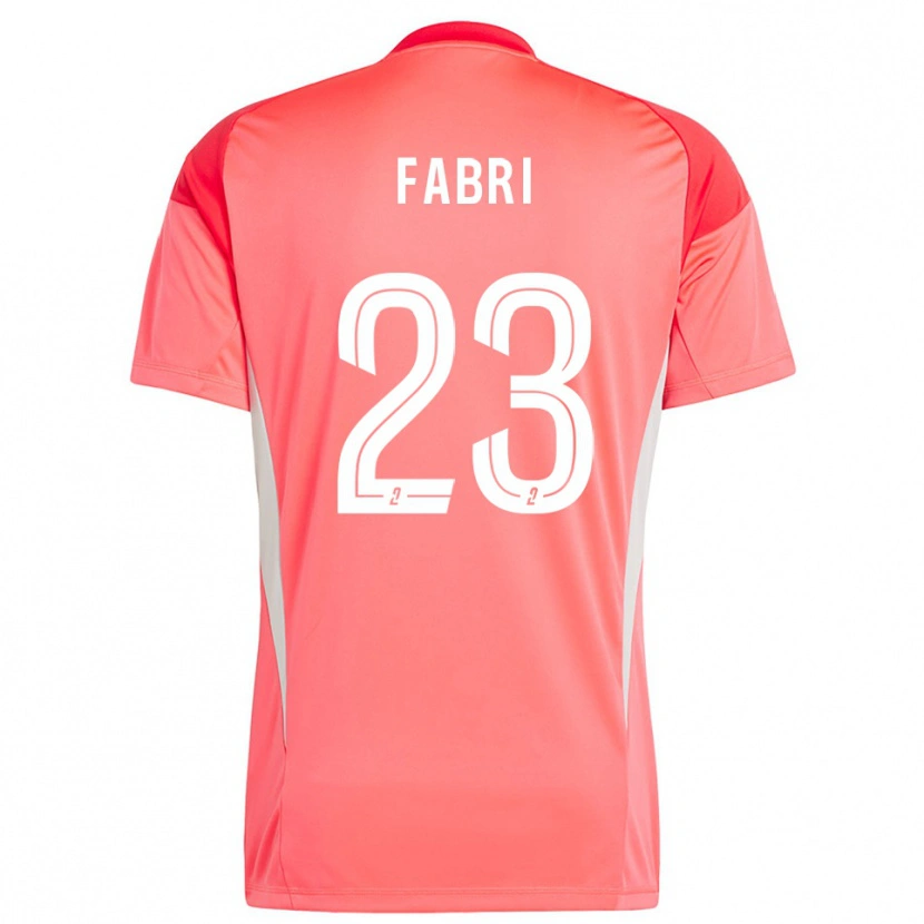 Danxen Mulher Julien Fabri #23 Branco Vermelho Laranja Camisola Guarda-Redes 2025/26 Camisa Brasil