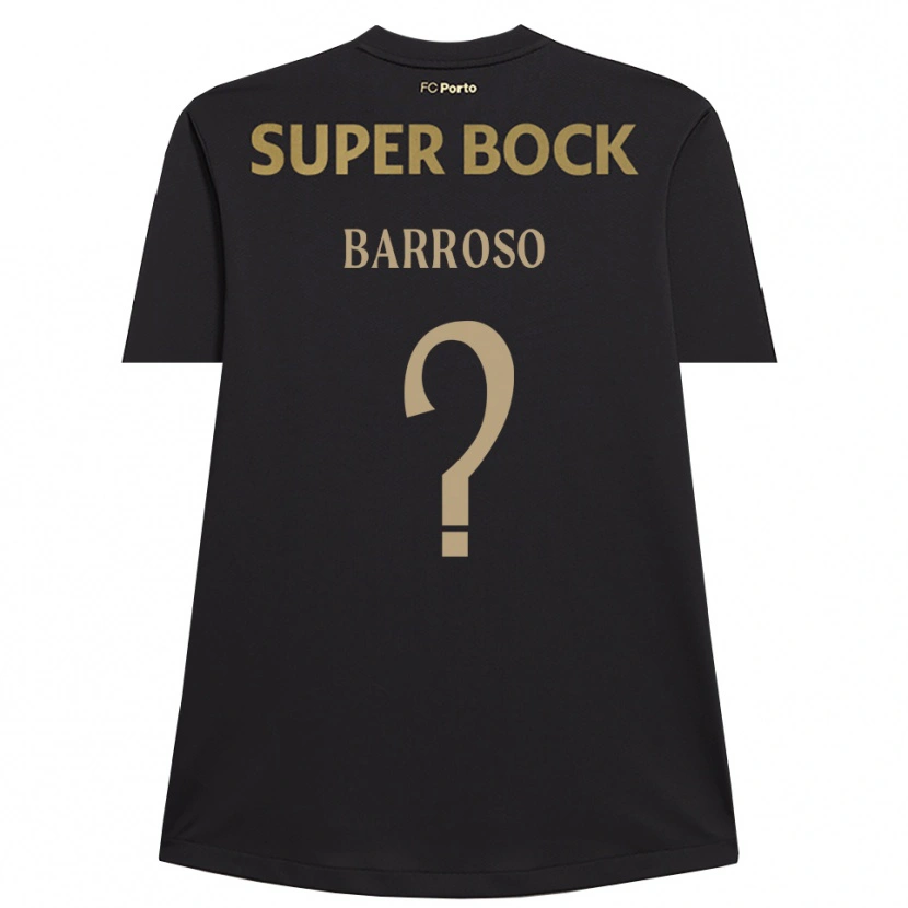 Danxen Mulher Francisco Barroso #0 Preto Marrom Camisola Guarda-Redes 2025/26 Camisa Brasil