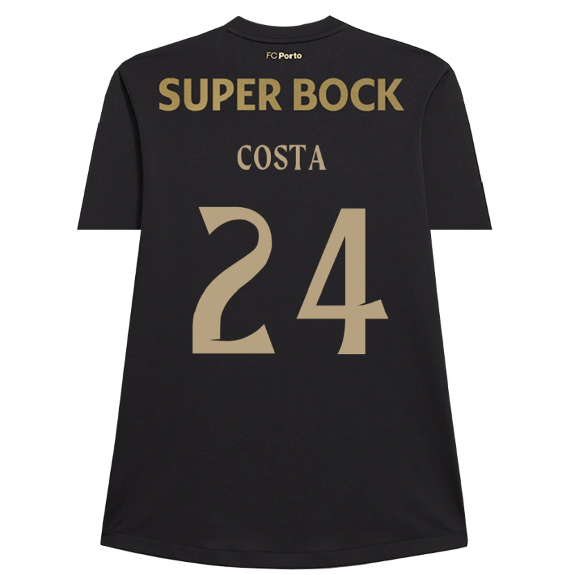 Danxen Mulher João Costa #24 Preto Marrom Camisola Guarda-Redes 2025/26 Camisa Brasil