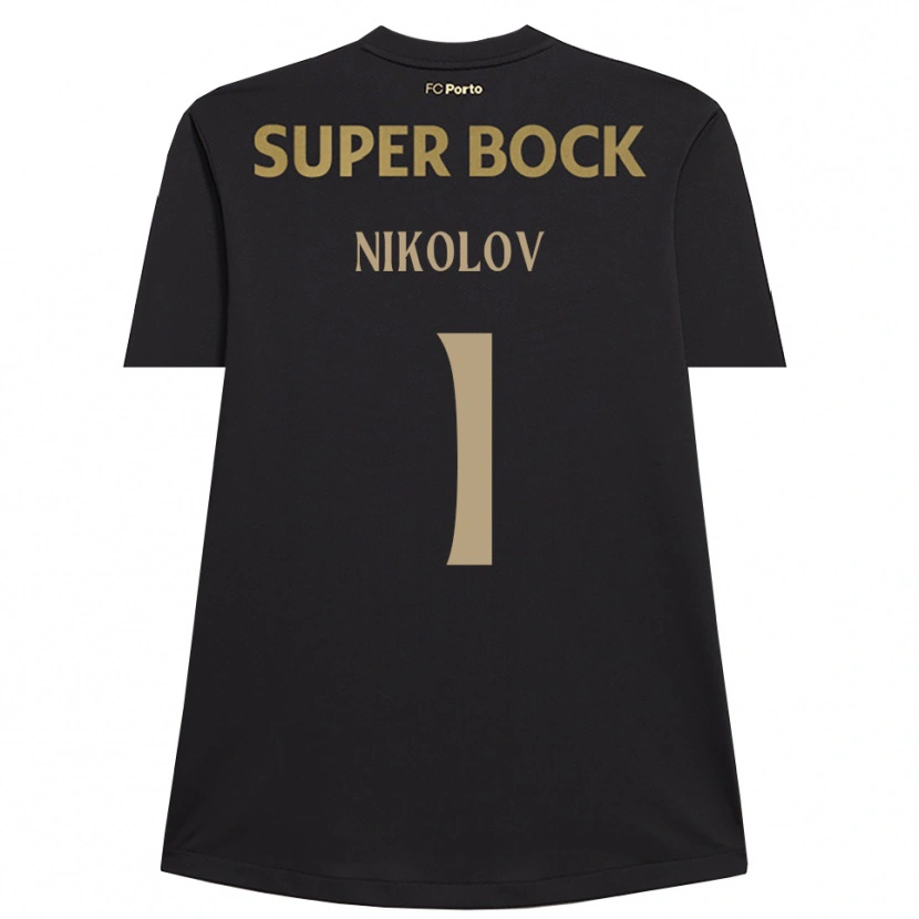 Danxen Mulher Antoni Nikolov #1 Preto Marrom Camisola Guarda-Redes 2025/26 Camisa Brasil