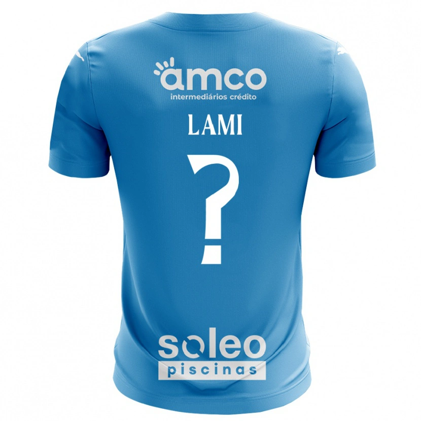 Danxen Mulher Dário Lami #0 Azul Branco Camisola Guarda-Redes 2025/26 Camisa Brasil
