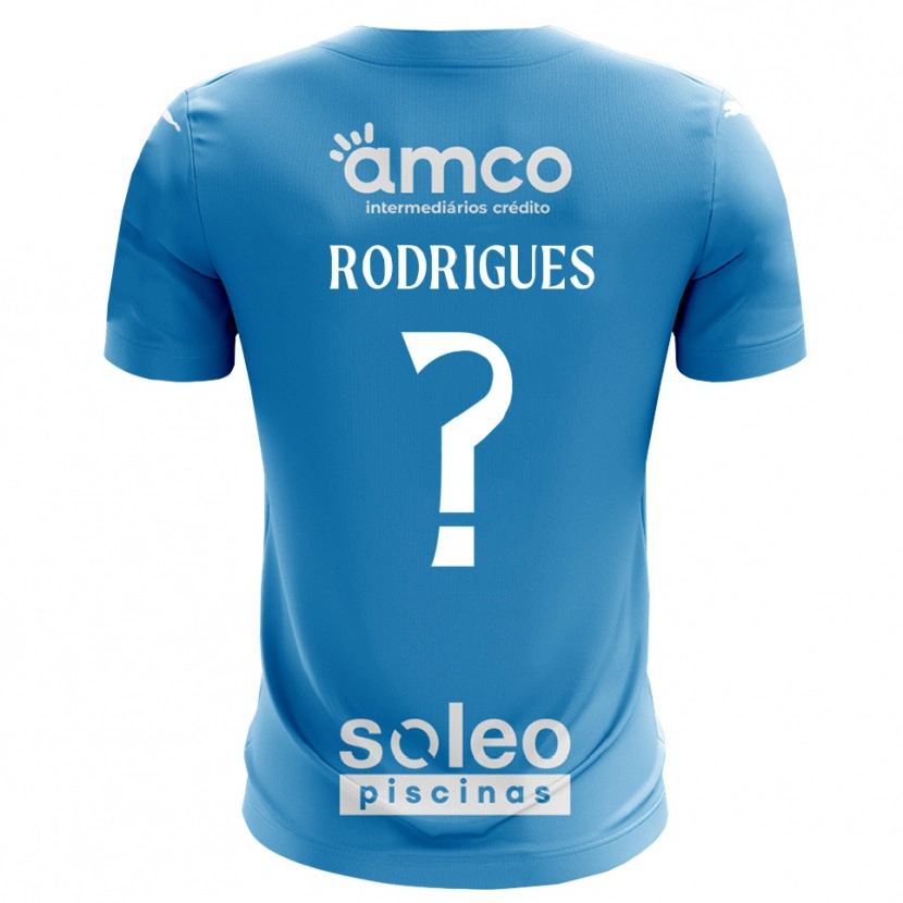 Danxen Mulher David Rodrigues #0 Azul Branco Camisola Guarda-Redes 2025/26 Camisa Brasil