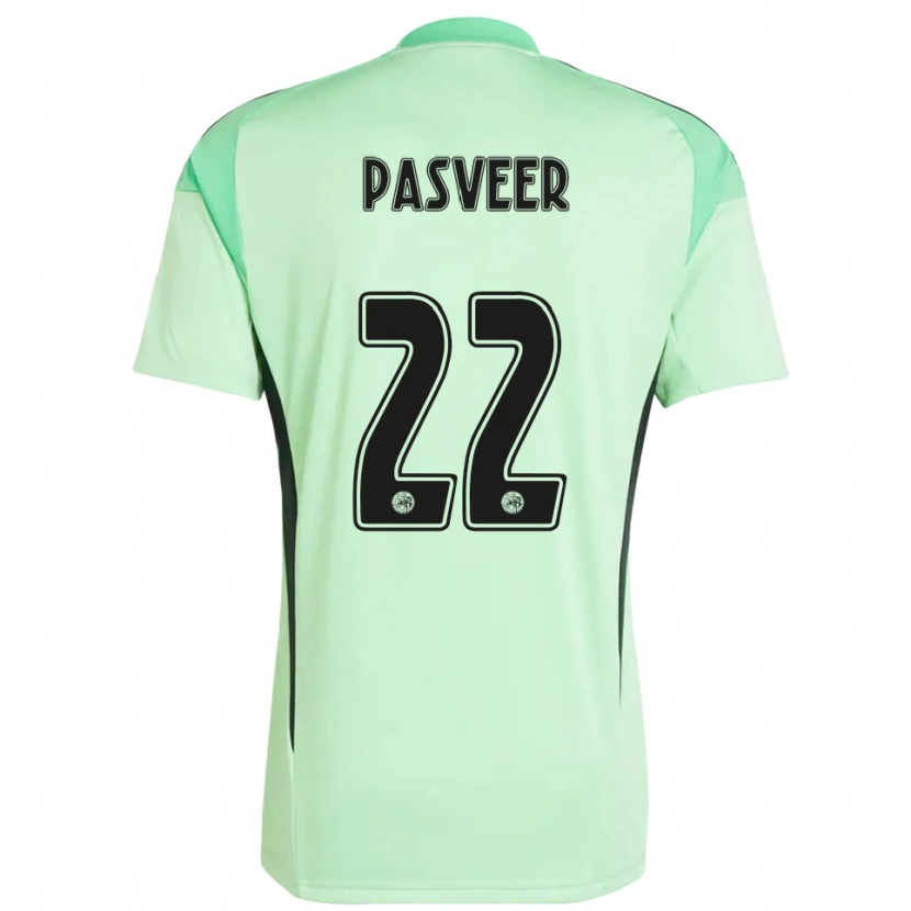 Danxen Mulher Remko Pasveer #22 Verde Claro Preto Camisola Guarda-Redes 2025/26 Camisa Brasil