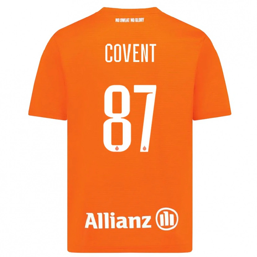 Danxen Mulher Jorijn Covent #87 Laranja Branco Camisola Guarda-Redes 2025/26 Camisa Brasil