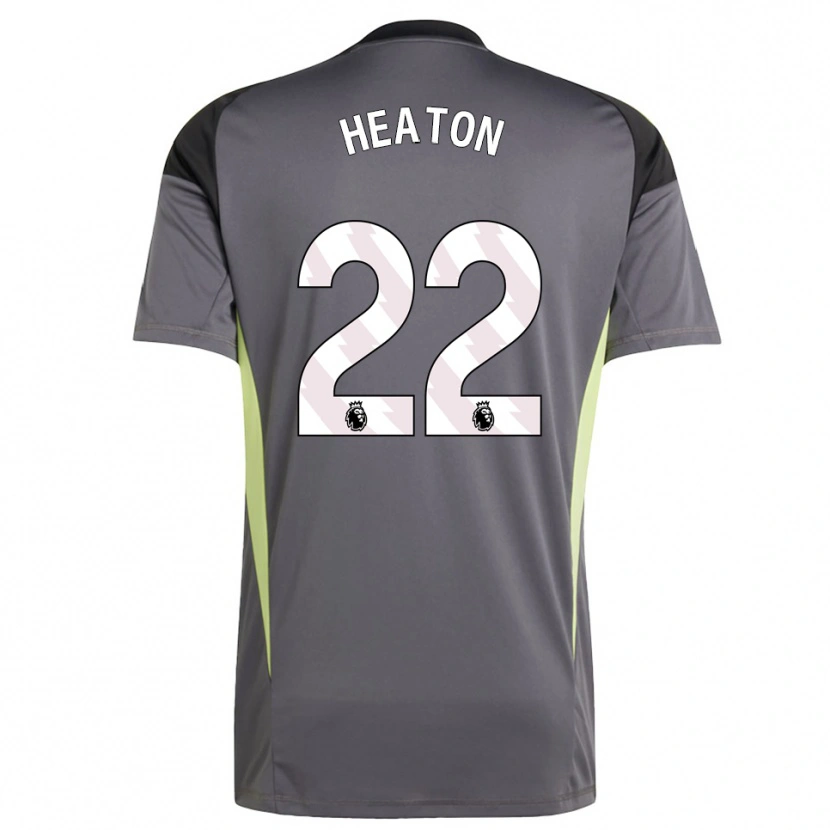 Danxen Mulher Tom Heaton #22 Cinza Escuro Branco Camisola Guarda-Redes 2025/26 Camisa Brasil