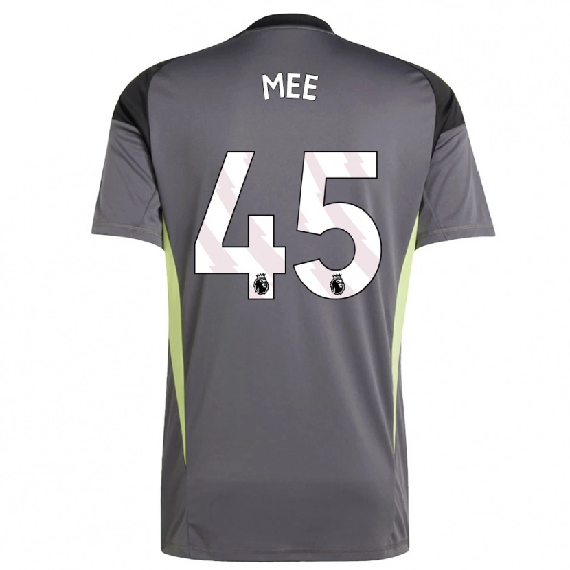 Danxen Mulher Dermot Mee #45 Cinza Escuro Branco Camisola Guarda-Redes 2025/26 Camisa Brasil