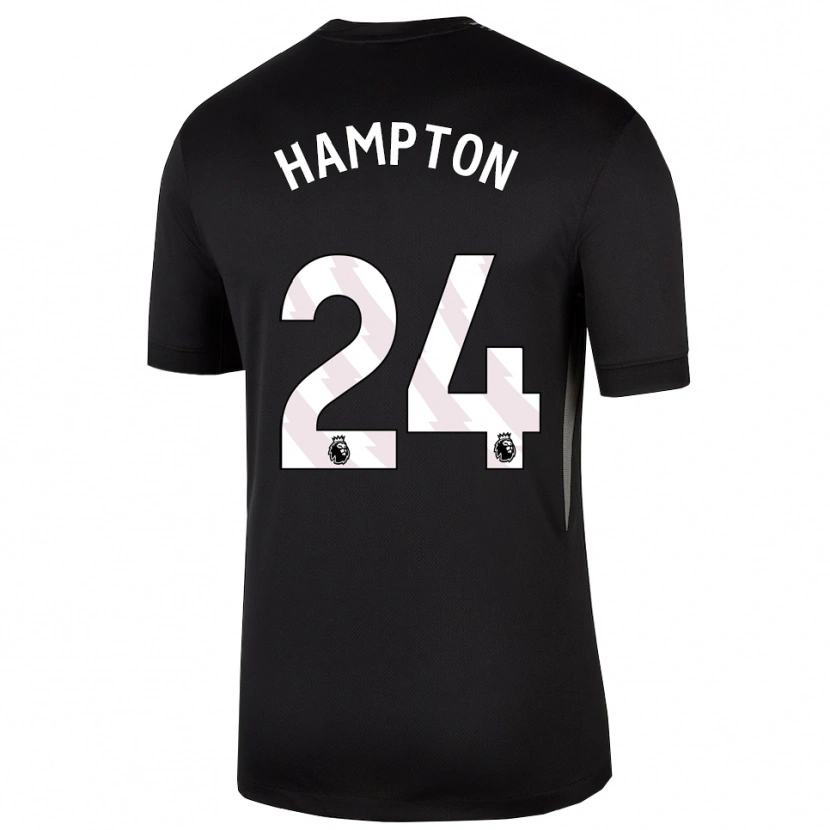 Danxen Mulher Hannah Hampton #24 Preto Branco Camisola Guarda-Redes 2025/26 Camisa Brasil