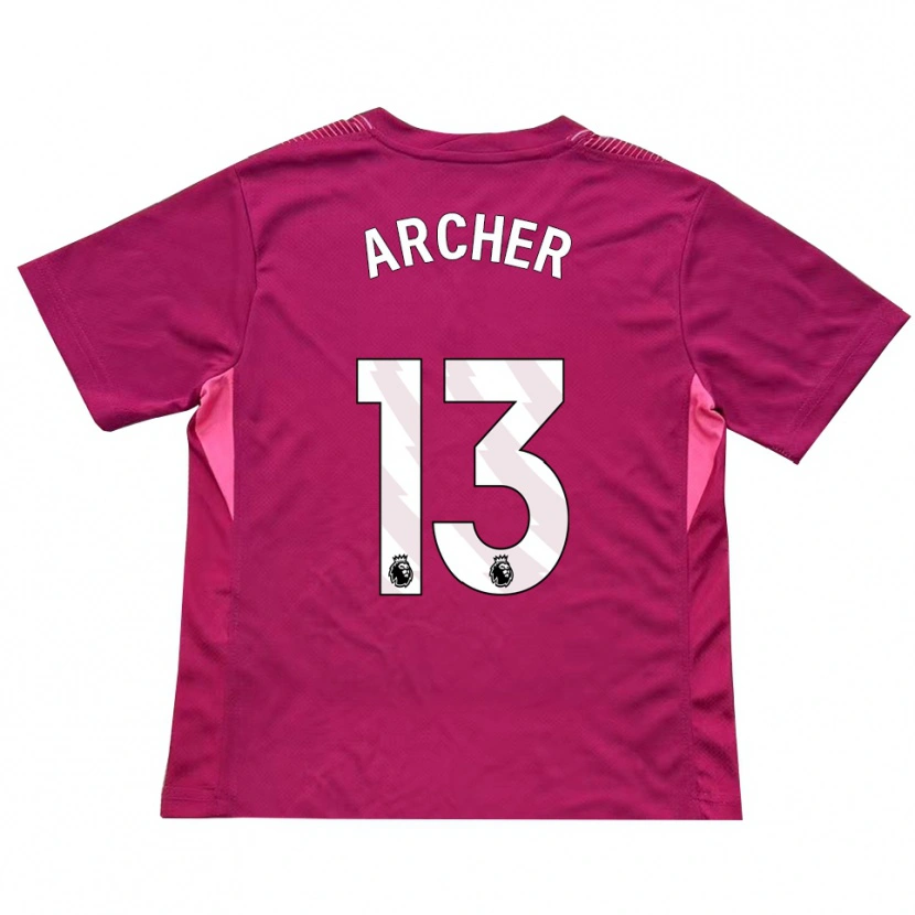 Danxen Mulher Samual Archer #13 Rosa Branco Camisola Guarda-Redes 2025/26 Camisa Brasil