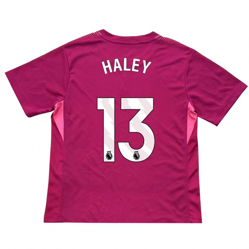 Danxen Mulher Micah Haley #13 Rosa Branco Camisola Guarda-Redes 2025/26 Camisa Brasil