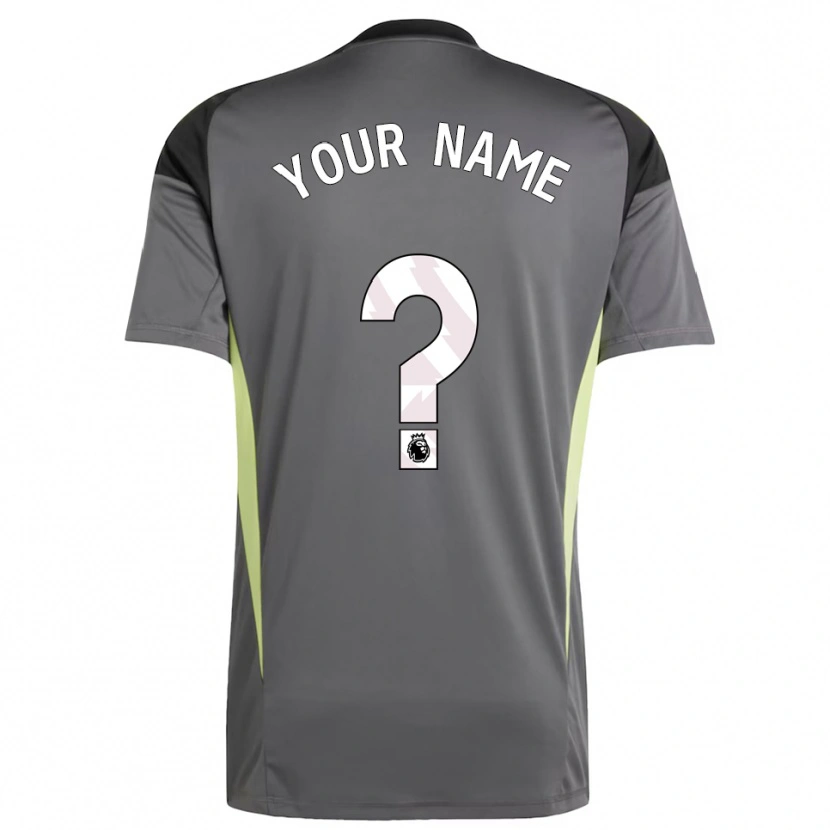 Danxen Mulher Aston Villa FC Cinza Escuro Preto Camisola Guarda-Redes 2025/26 Camisa Brasil