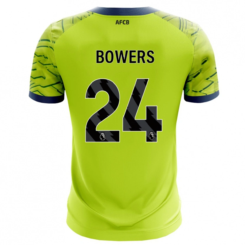 Danxen Mulher Kelci Bowers #24 Verde Amarelo Camisola Guarda-Redes 2025/26 Camisa Brasil