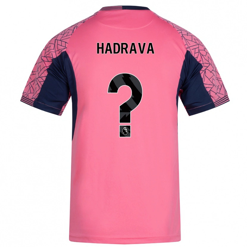 Danxen Mulher Lily Hadrava #0 Rosa Preto Camisola Guarda-Redes 2025/26 Camisa Brasil