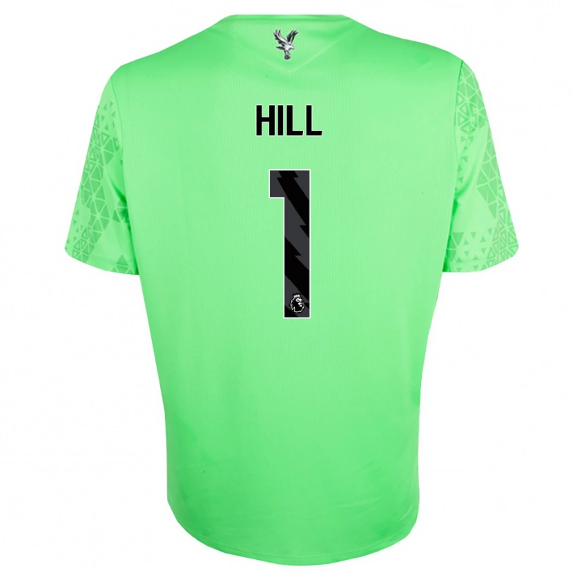 Danxen Mulher Marcus Hill #1 Verde Preto Camisola Guarda-Redes 2025/26 Camisa Brasil