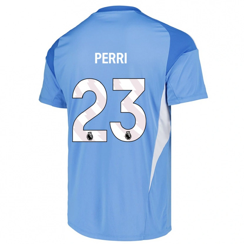 Danxen Mulher Lucas Perri #23 Azul Céu Branco Camisola Guarda-Redes 2025/26 Camisa Brasil