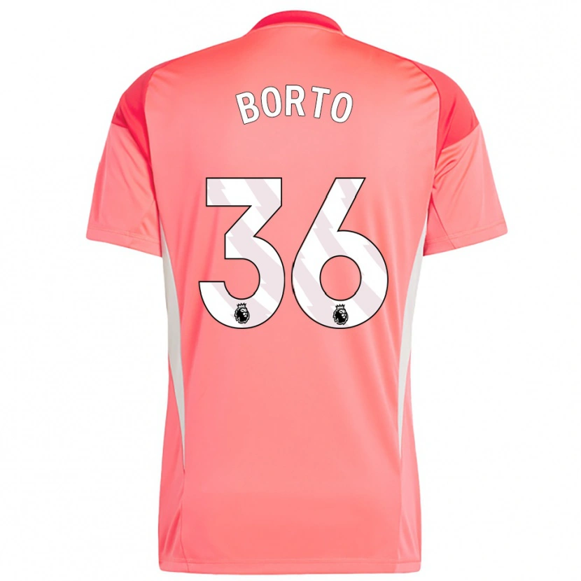 Danxen Mulher Alex Borto #36 Vermelho Branco Camisola Guarda-Redes 2025/26 Camisa Brasil