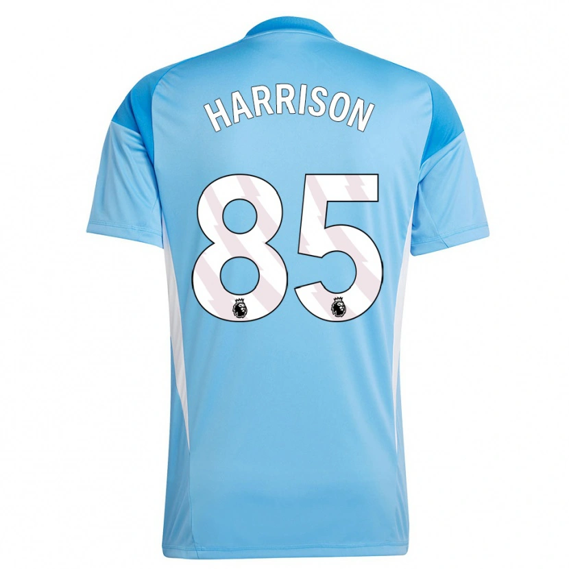 Danxen Mulher Adam Harrison #85 Azul Branco Camisola Guarda-Redes 2025/26 Camisa Brasil