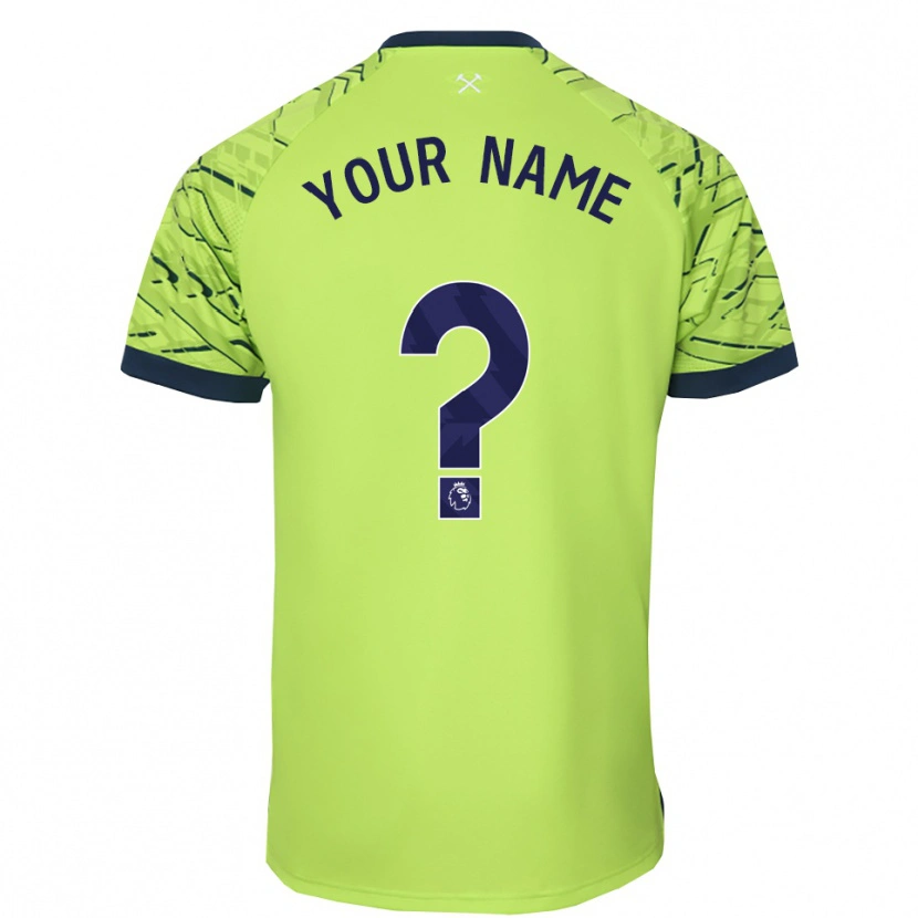 Danxen Mulher West Ham United Verde Fluorescente Camisola Guarda-Redes 2025/26 Camisa Brasil