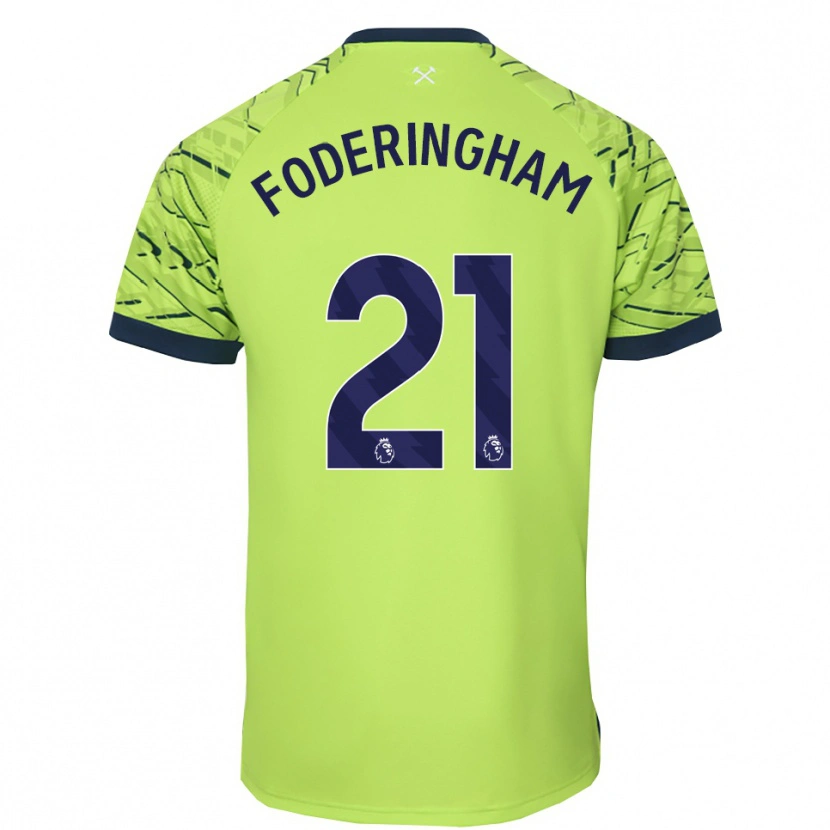 Danxen Mulher Wes Foderingham #21 Verde Fluorescente Camisola Guarda-Redes 2025/26 Camisa Brasil