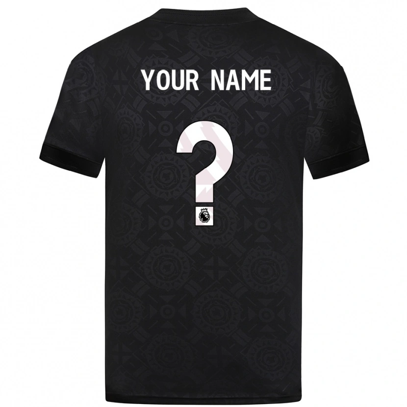 Danxen Mulher Wolverhampton Wanderers Preto Branco Camisola Guarda-Redes 2025/26 Camisa Brasil