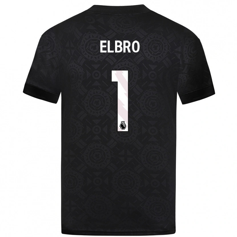 Danxen Mulher Maddie Elbro #1 Preto Branco Camisola Guarda-Redes 2025/26 Camisa Brasil
