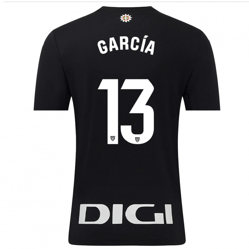 Danxen Mulher Simón García #13 Preto Branco Camisola Guarda-Redes 2025/26 Camisa Brasil