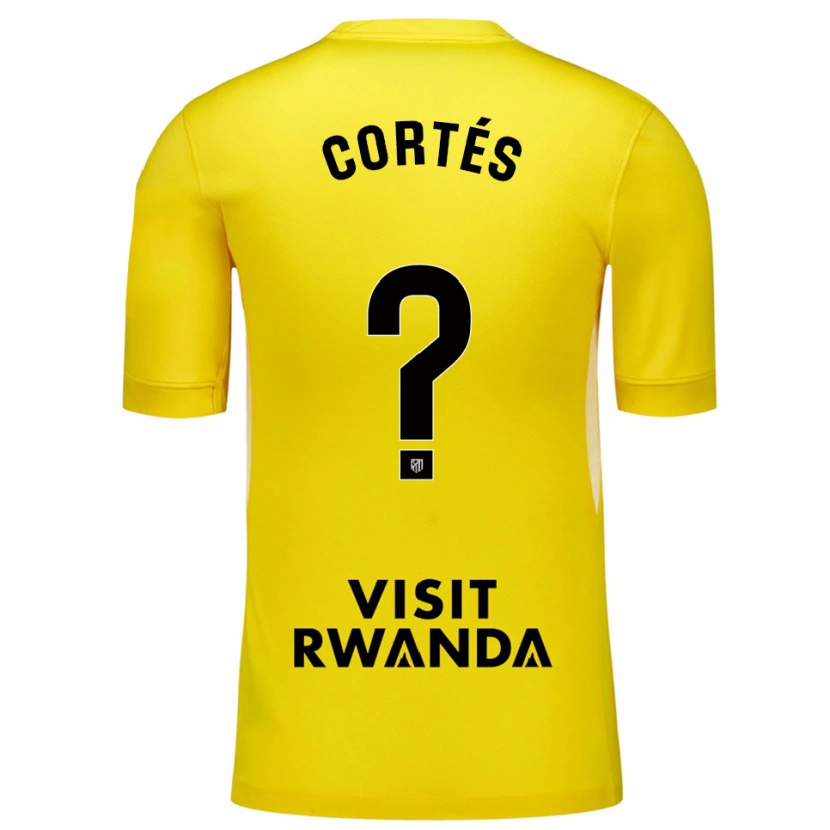 Danxen Mulher Lucas Cortés #0 Amarelo Preto Camisola Guarda-Redes 2025/26 Camisa Brasil